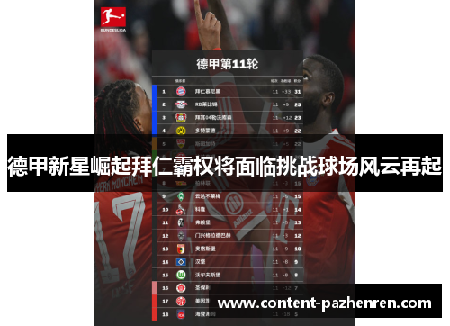 德甲新星崛起拜仁霸权将面临挑战球场风云再起 德甲新星崛起拜仁霸权将面临挑战球场风云再起